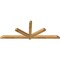 Ekena Millwork Kennewick Rough Sawn Timber Gable Bracket, Western Red Cedar, 96"W x 36"H x 4"D x 4"F, 9/12 Pitch GBW096X36X0404KEN00RWR - alternate 4
